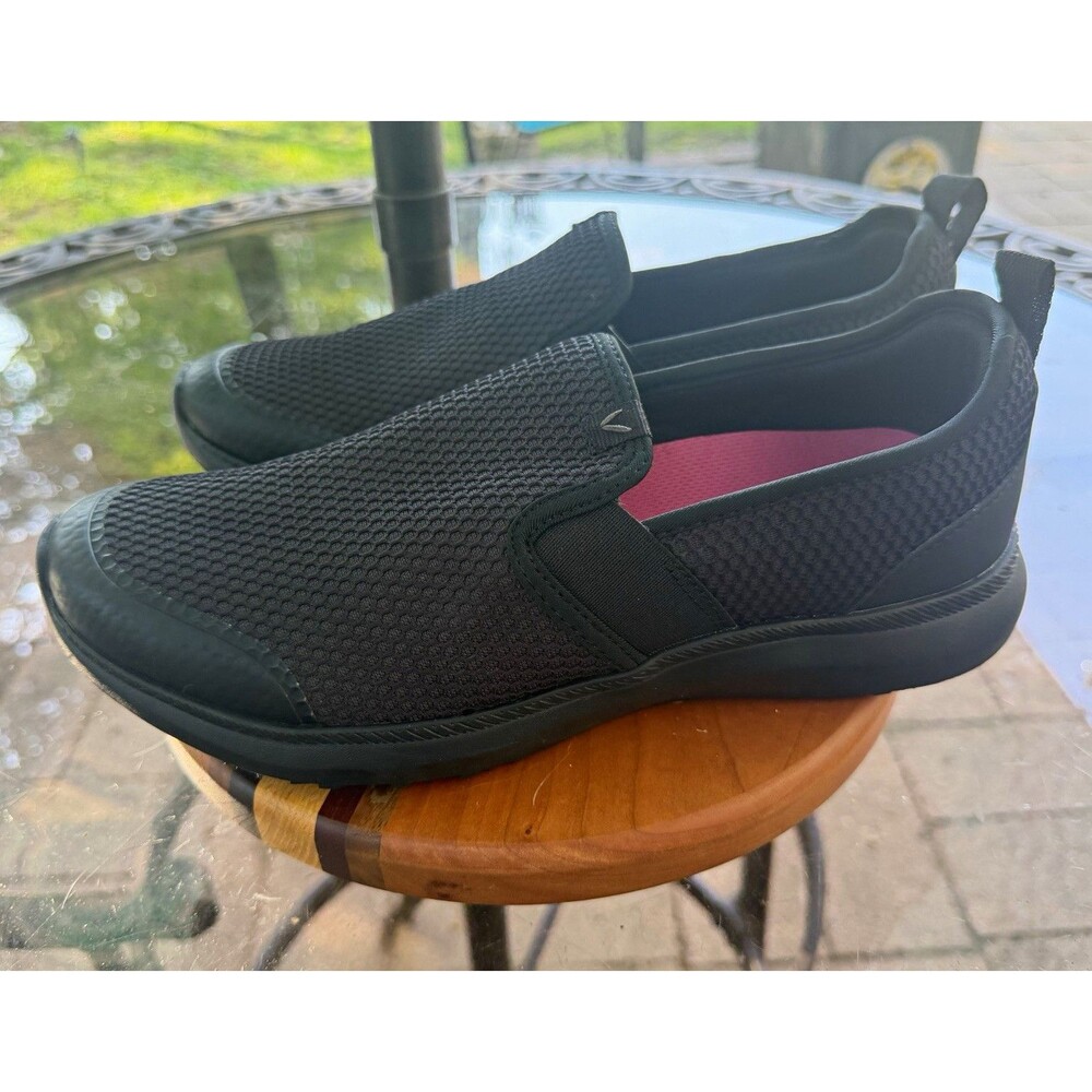 Vionic Pro Julianna Black Mesh Slip On Comfort Walking Shoes Women’s s 10 preown